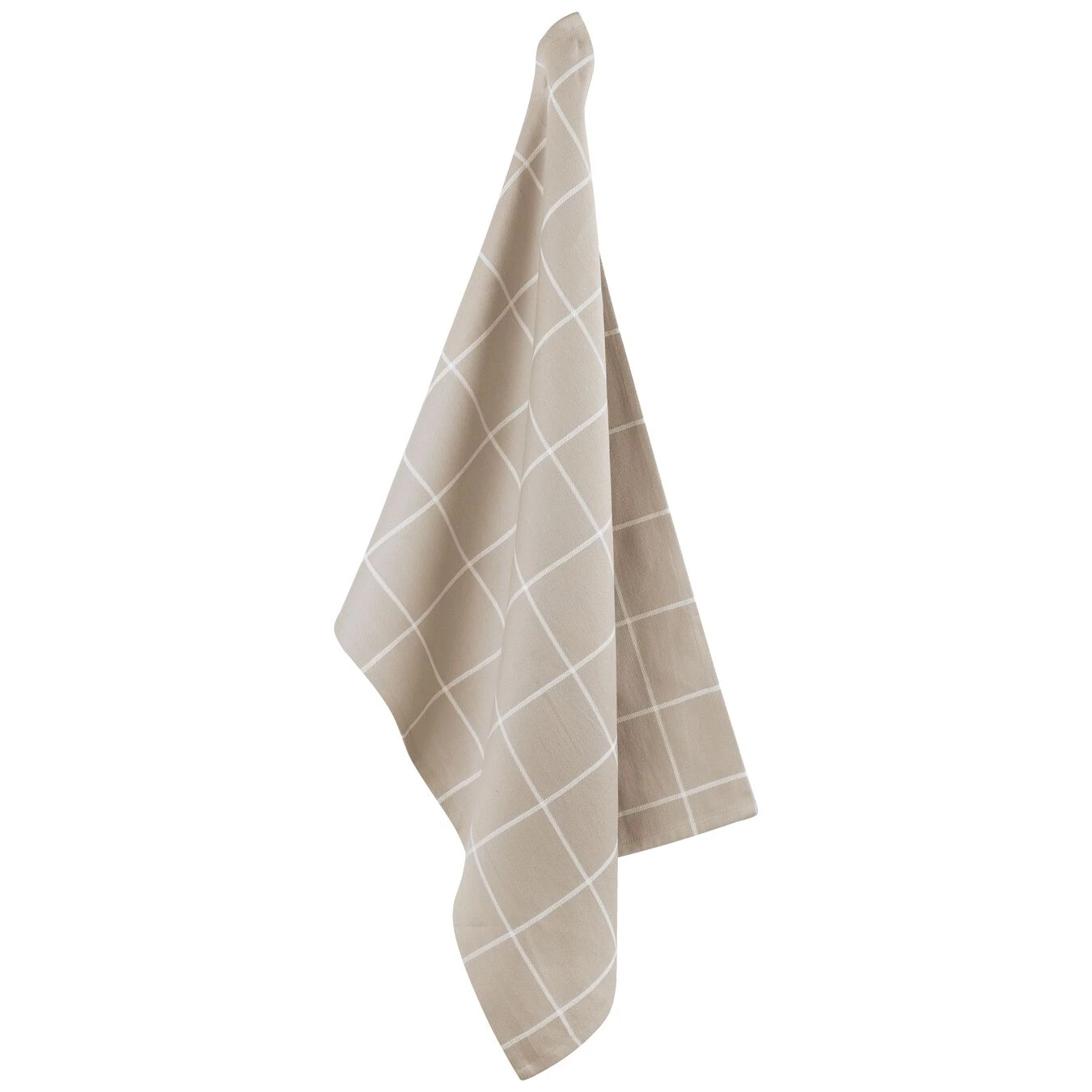 Zwilling Küchenhandtuch Set Kariert 2-tlg, Taupe 5 Zwilling Küchenhandtuch Set Kariert 2-tlg, Taupe – Bild 3