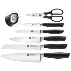 Zwilling Messerblockset Mit KiS Technologie 7-tlg, Weiß -Zwilling shop 33780500 1 silver