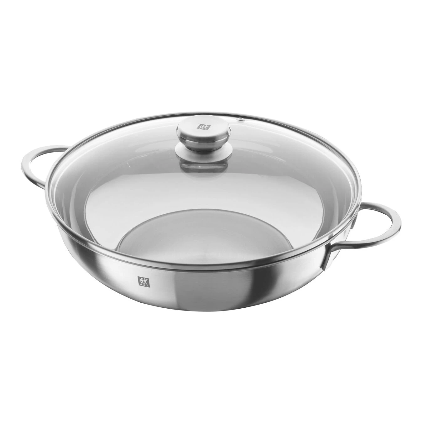 Zwilling Wok 32 Cm, 18/10 Edelstahl 3 Zwilling Wok 32 Cm, 18/10 Edelstahl