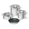 Zwilling Kochgeschirrset 4-tlg, Edelstahl